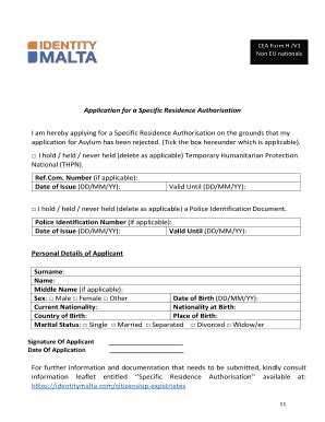 form c3.1 identity malta.